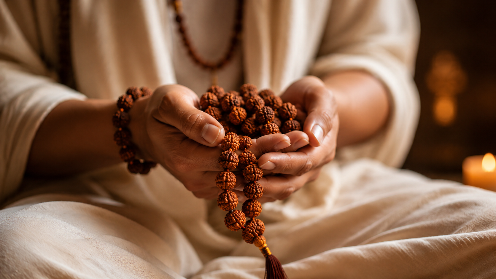 Authentic Rudraksha Mala (रुद्राक्ष माला) - Image 3