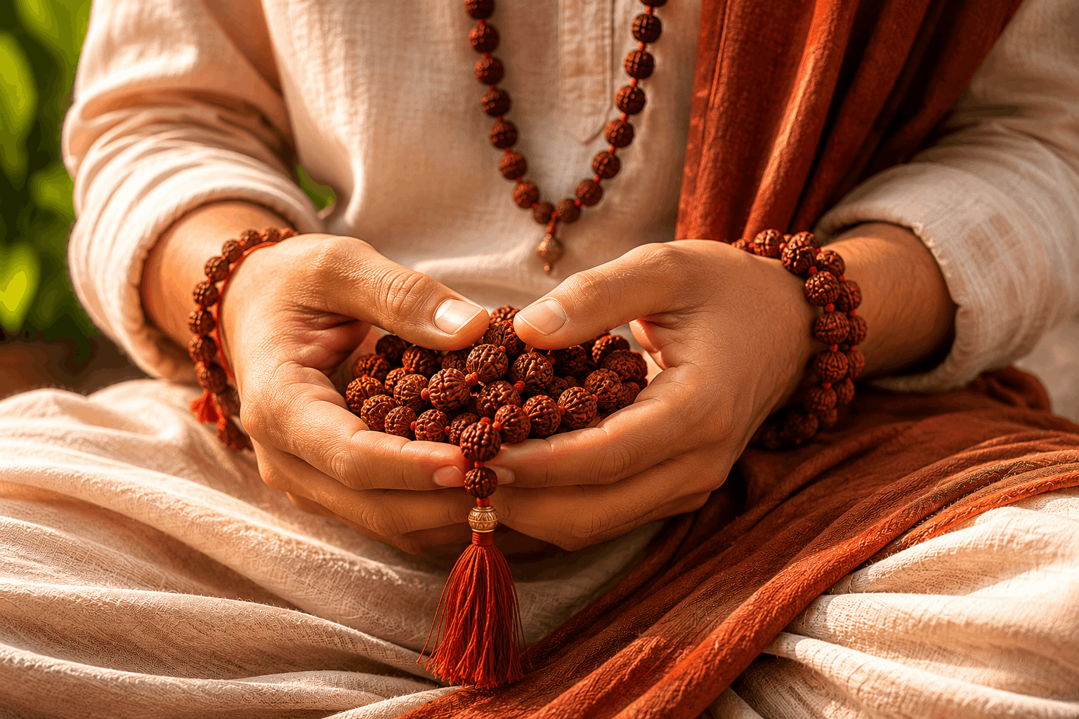 Authentic Rudraksha Mala (रुद्राक्ष माला) - Image 2